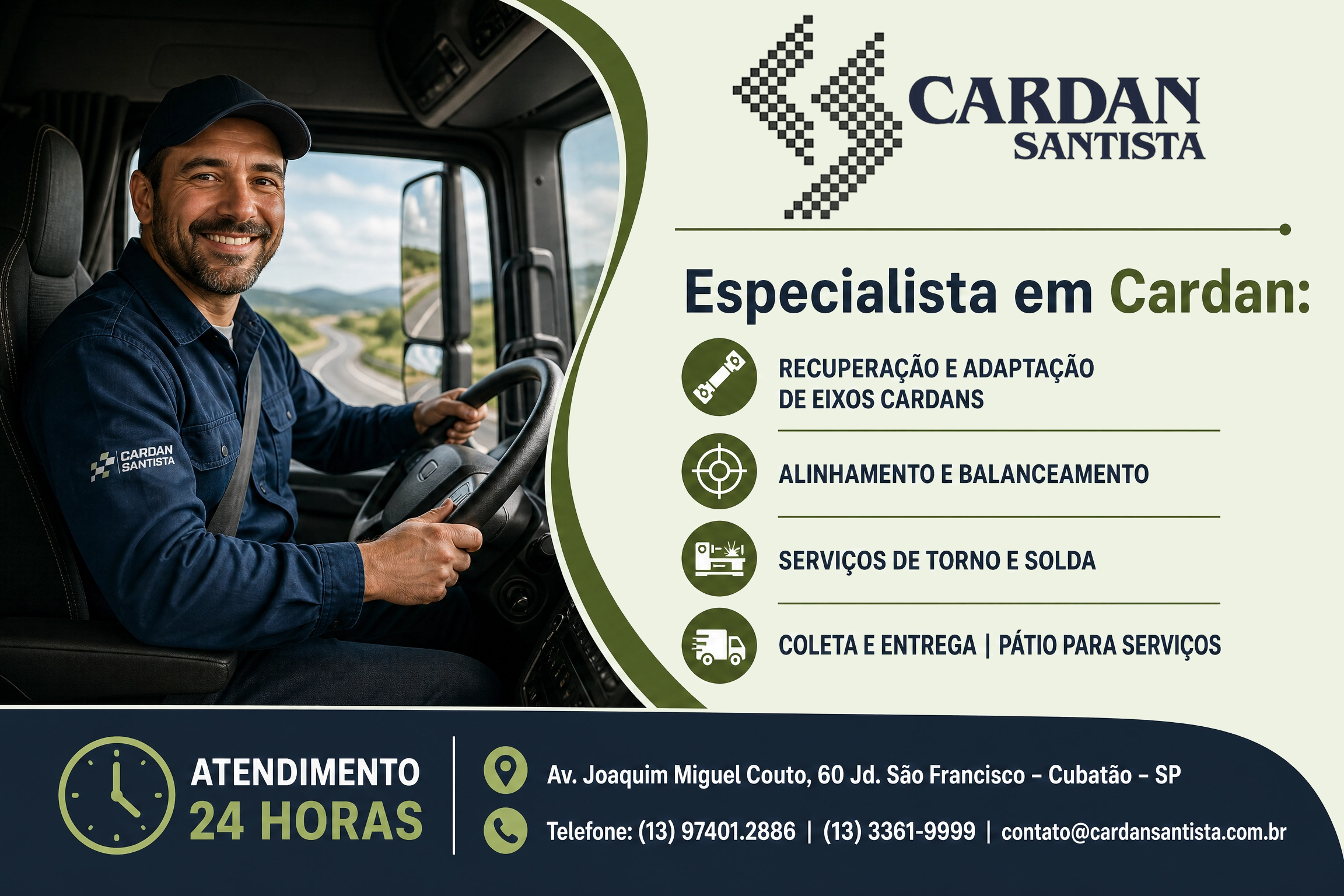 Cardan Santista - Manutenção de Eixo Cardan em Cubatão
